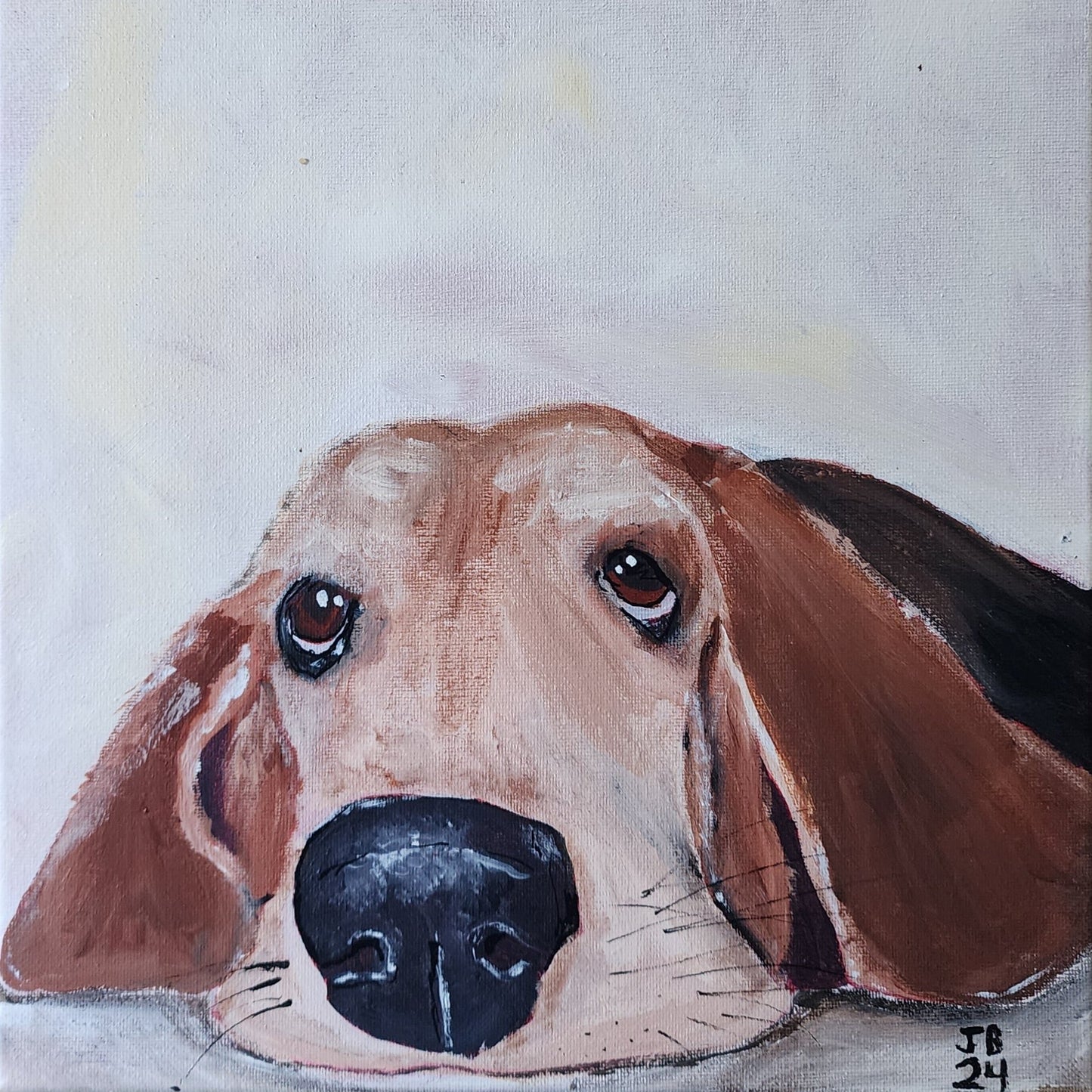 Custom Acrylic Pet Portrait Painting