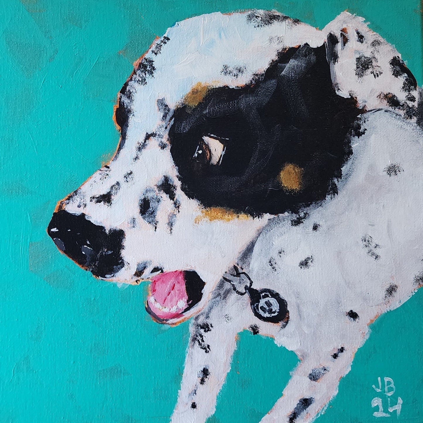 Custom Acrylic Pet Portrait Painting