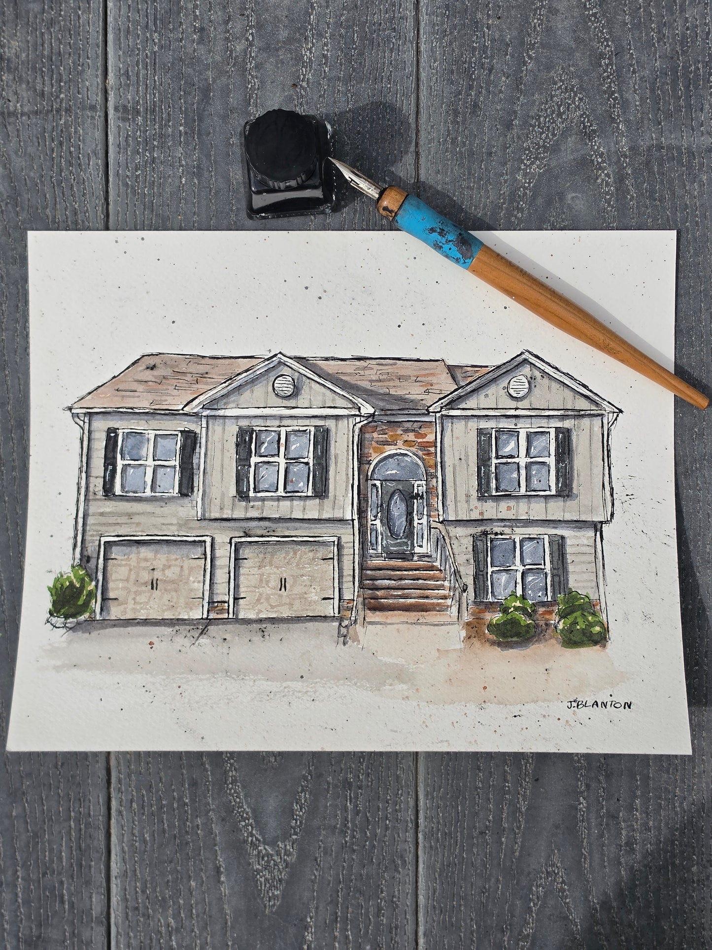 Commissioned House Portrait