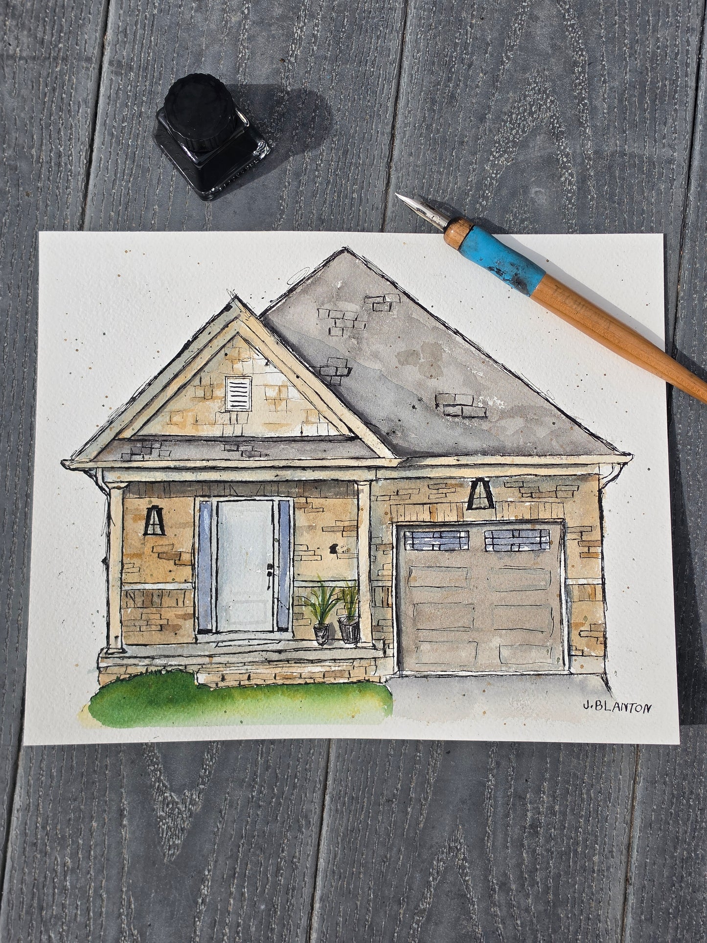 Commissioned House Portrait